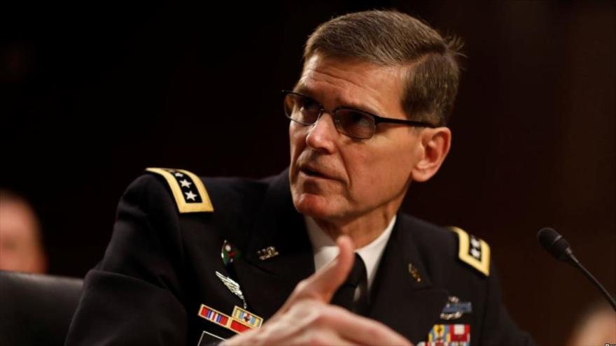 General Joseph Votel, comandante del Ejército de EE.UU. en Oriente Medio, durante su testimonio en la Comisión de Servicios Armados del Senado, 9 de marzo de 2017.