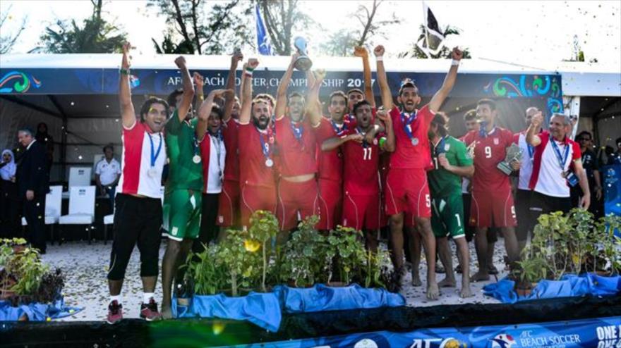 La selección de fútbol playa de Irán gana el Campeonato de Fútbol Playa de la AFC 2017.
