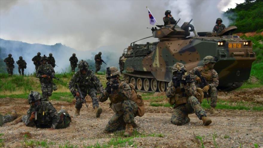 Resultado de imagen de Corea del Sur y EU inician ejercicios militares