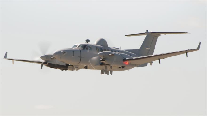 Un avión Emarss (Sistema Avanzado de Vigilancia y Reconocimiento de Media Altitud) de EE.UU.