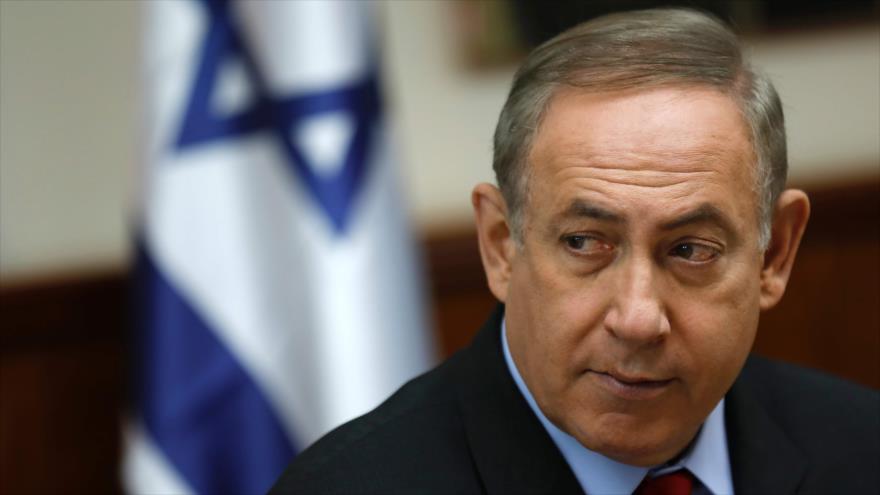 El primer ministro israelí, Benyamin Netanyahu, asiste a una reunión del gabinete, 16 de marzo de 2017.