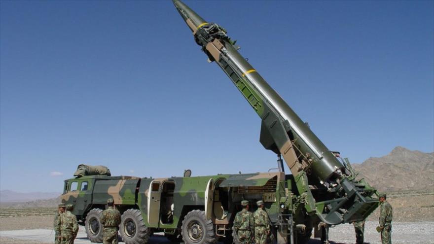 Los DF-16, de fabricación china, son misiles de alta precisión con un alcance de más de 1.500 kilómetros