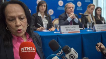Vídeo: Diplomática venezolana interrumpe a Almagro y Tintori