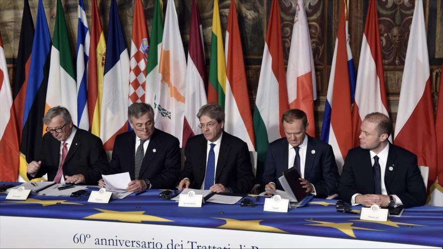 UE firma la Declaración de Roma de cara al futuro tras el brexit 