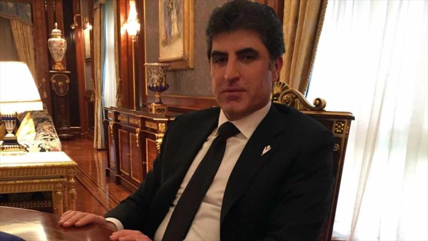 El primer ministro de la región semiautónoma del Kurdistán iraquí, Nechirvan Barzani.