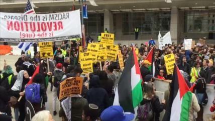 Conferencia de AIPAC comienza en medio de protestas antisraelíes