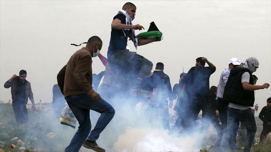Decenas de palestinos heridos en choques en el ‘Día de la Tierra’