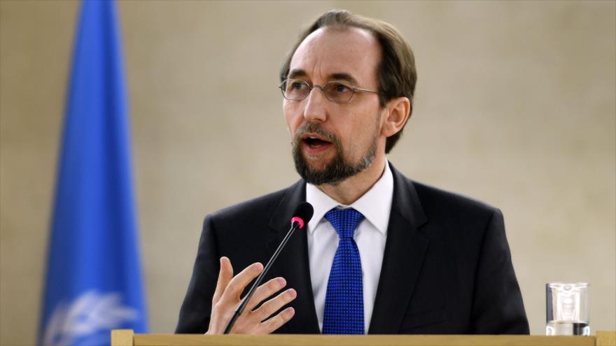 El alto comisionado de las Naciones Unidas para los Derechos Humanos (ACNUDH), Zeid Raad al-Husein.