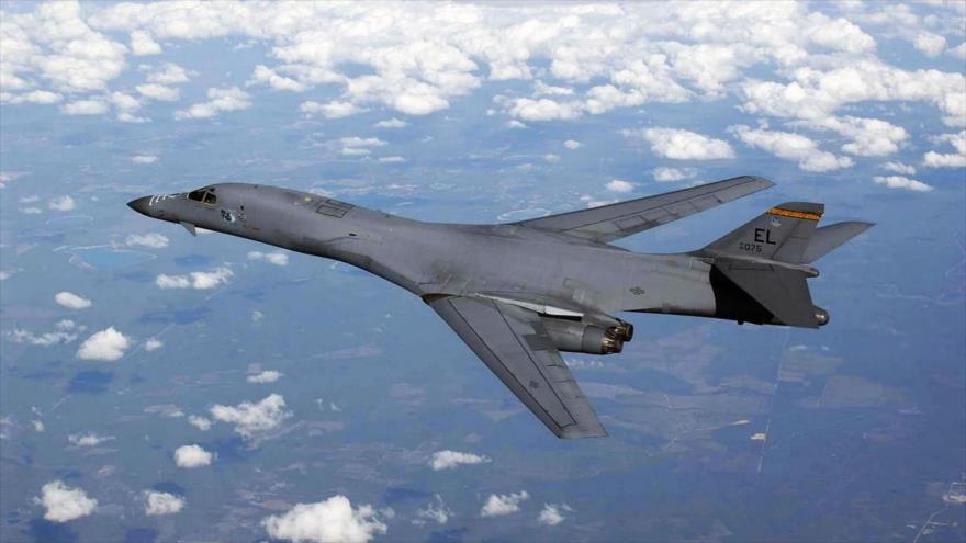 Bombardero estratégico nuclear estadounidense B-1B.