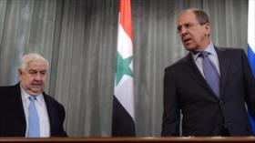 Cancilleres ruso y sirio rechazan campaña antisiria de Occidente