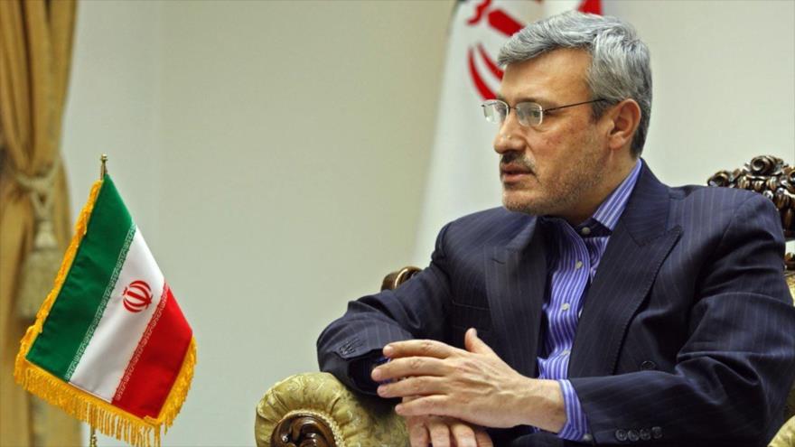 Embajador de Irán en el Reino Unido, Hamid Baidineyad.