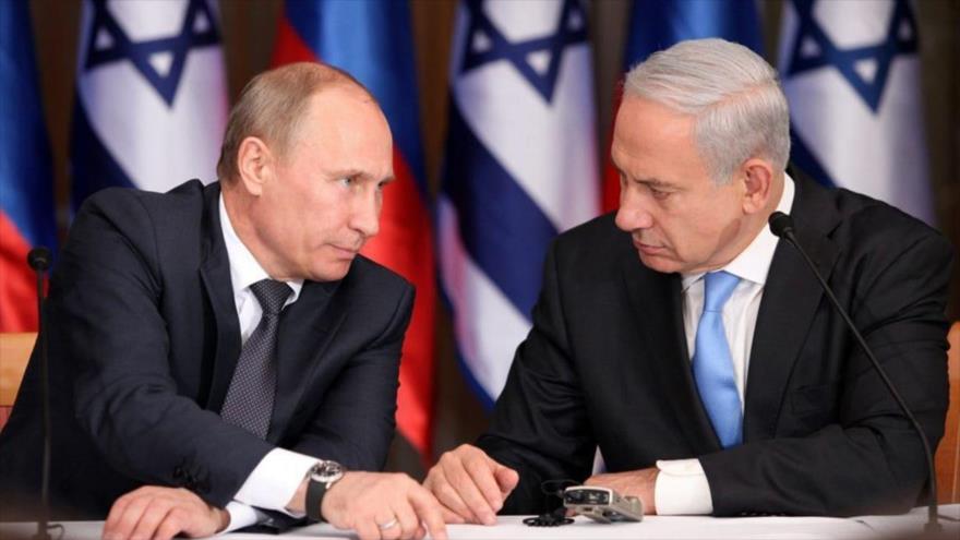 El presidente de Rusia, Vladimir Putin, se reúne con el primer ministro israelí, Benyamin Netanyahu, en Moscú, capital rusa, marzo de 2017. 