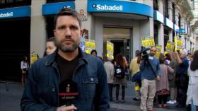 Afectados por la cláusula suelo siguen sus protestas en España
