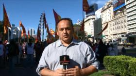 Primer paro general contra Macri en Argentina