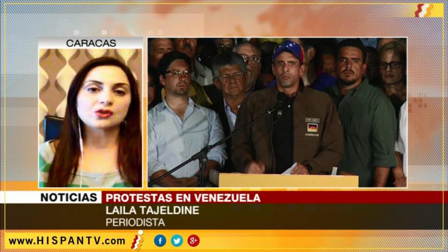 ‘Oposición venezolana apoyada por EEUU busca un golpe de Estado’