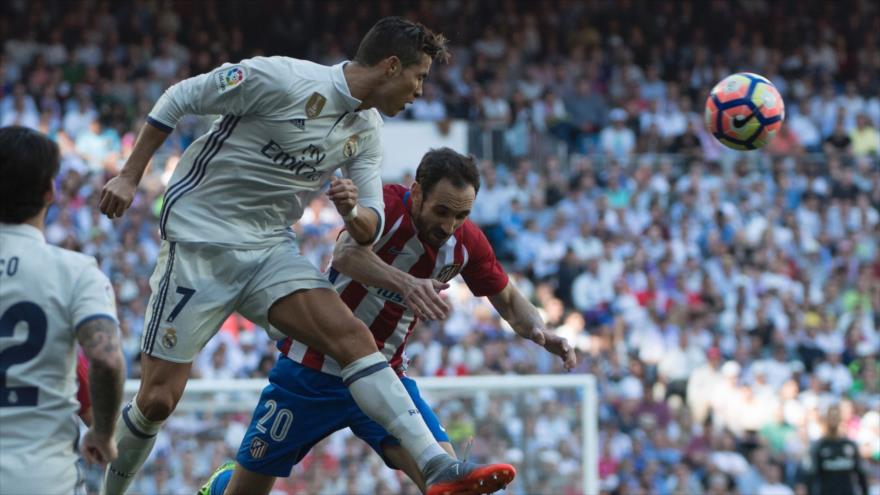 La espectacular salvada de Savić evitó gol de Cristiano Ronaldo