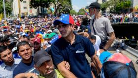 Condenas a Venezuela por la inhabilitación de Capriles