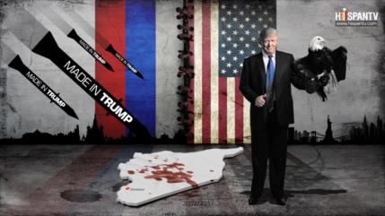 Los misiles made in Trump caen sobre Siria