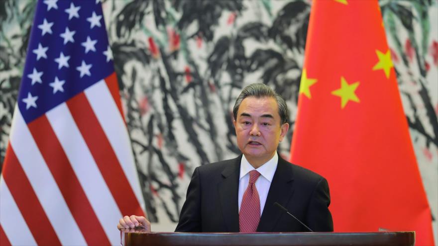 El ministro de Asuntos Exteriores de China, Wang Yi. 18 de marzo de 2017
