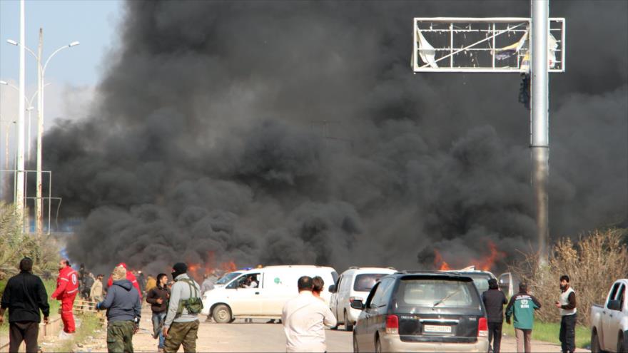 100 muertos en atentado contra autobuses con civiles rumbo Alepo