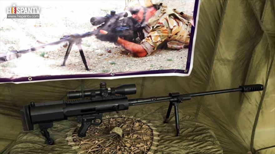El rifle semiautonómatico de calibre 50 para francotiradores, denominado Heydar, que tiene un alcance de entre 1600 y 3000 metros.