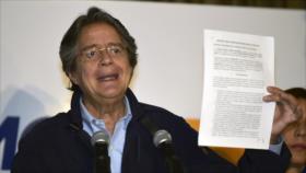 Oposición de Ecuador solicita recuento ‘total’ de votos