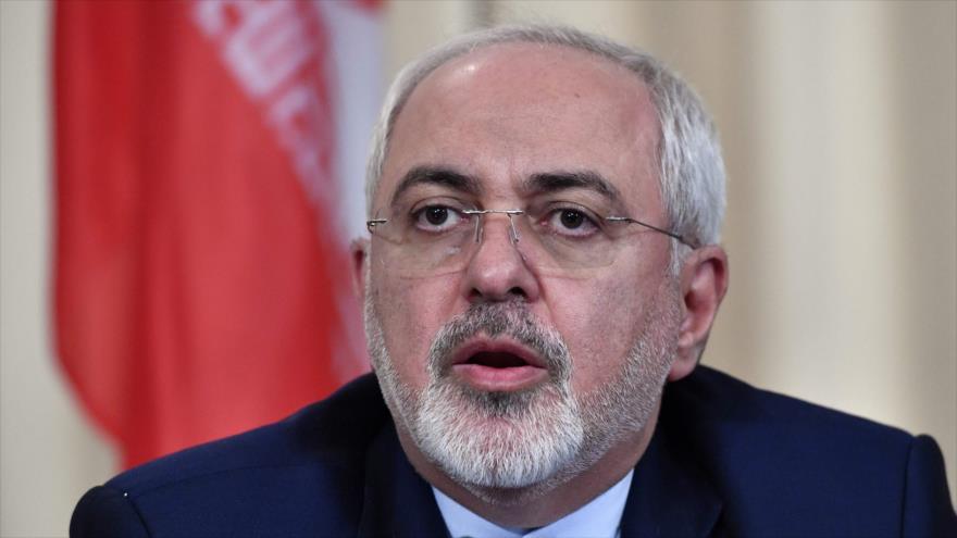 El canciller iraní, Mohamad Yavad Zarif, en una conferencia de prensa en Moscú, capital rusa, 14 de abril de 2017.