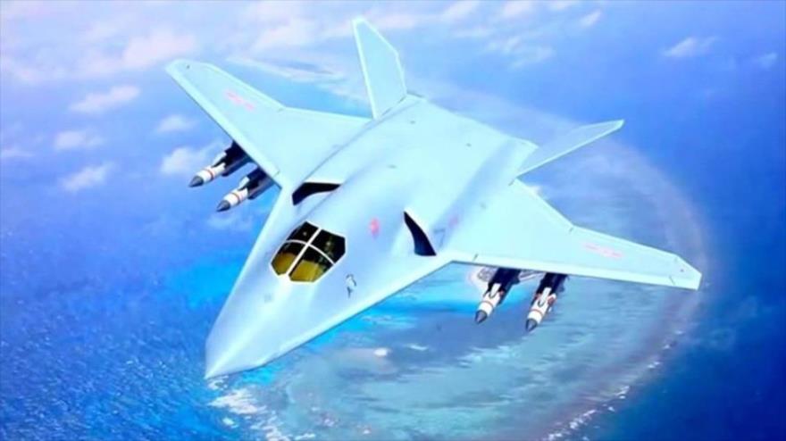 Imagen ilustrativa del bombardero estratégico Xian H-20 que está desarrollando China.