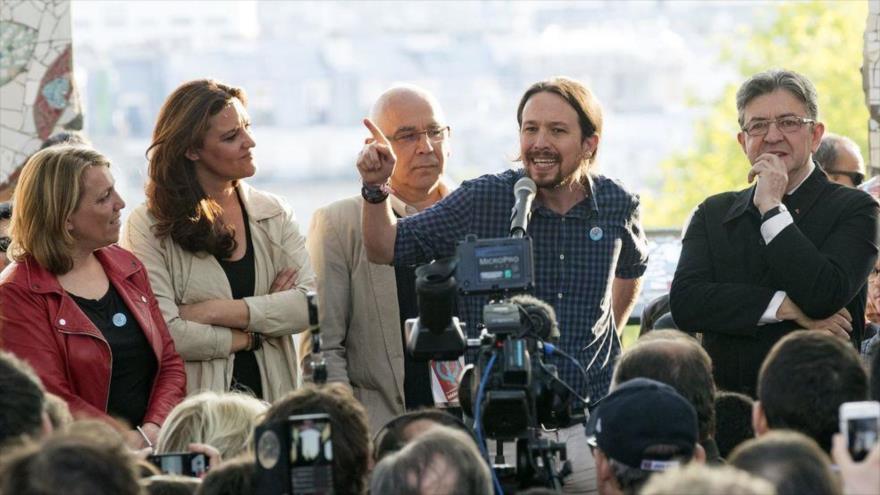 Iglesias: Europa necesita a Mélenchon ante la Alemania de Merkel