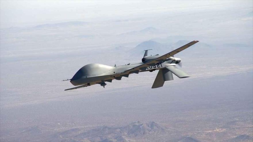 Un dron de EE.UU. sobrevuela el espacio aéreo yemení.