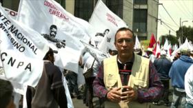 Campesinos mexicanos exigen que el gobierno cumpla sus promesas