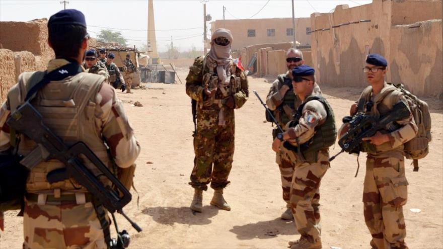 Fuerzas francesas de la misión Barkhane, en Kidal, norte de Malí, 25 de octubre de 2016.