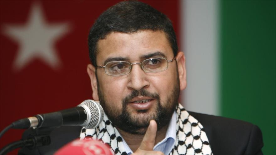 El portavoz del Movimiento de Resistencia Islámica Palestina (HAMAS), Sami Abu Zuhri.