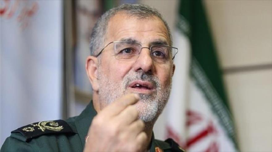 El comandante de las Fuerzas Terrestres del CGRI de Irán, el general de brigada Mohamad Pakpur, en una entrevista con la agencia Fars, 2 de mayo de 2017.
