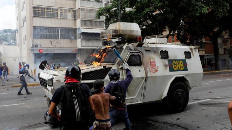 Marcha violenta de derecha deja otro ciudadano venezolano muerto
