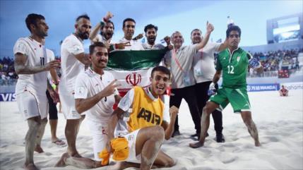 Irán venció a Suiza y avanza a semifinal de Mundial de Fútbol Playa