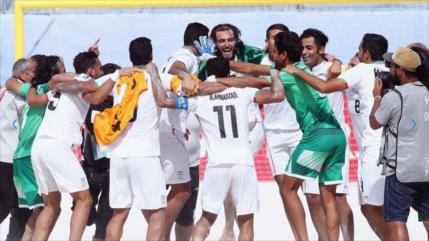 Irán vence a Italia y obtiene 3º lugar en Mundial de Fútbol Playa