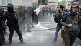 Protestas en Francia tras elección de Macron dejan detenidos