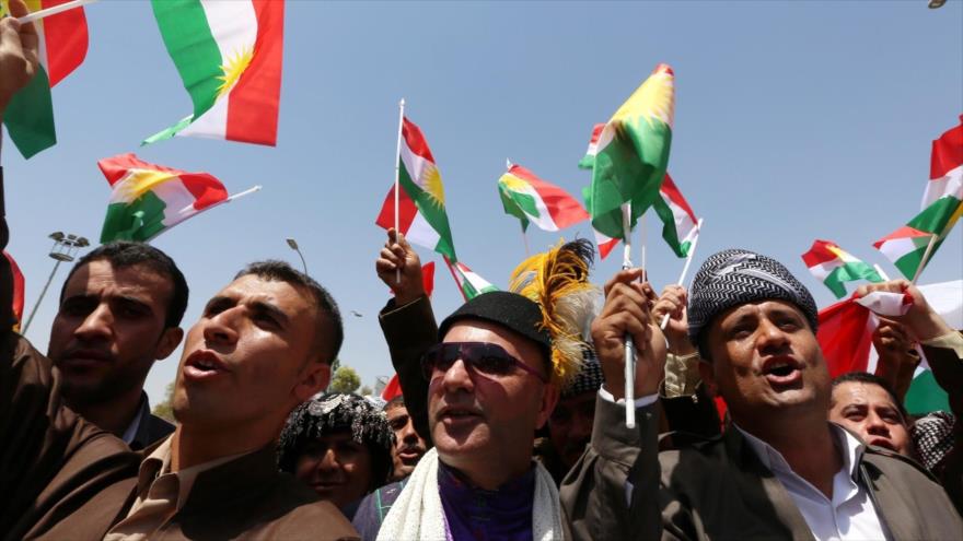 Una manifestación pro independencia en el Kurdistán iraquí.