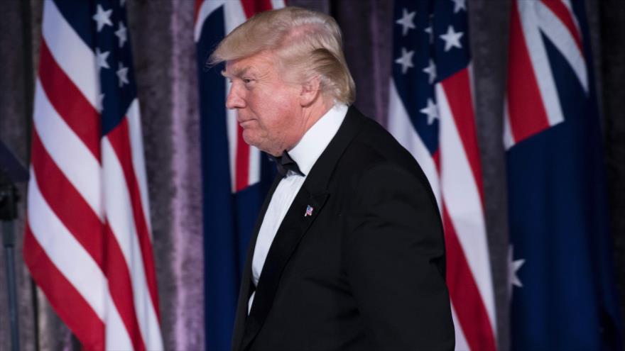 El presidente de Estados Unidos, Donald Trump, durante un evento en Nueva York, noreste de EE.UU., 5 de mayo de 2017.