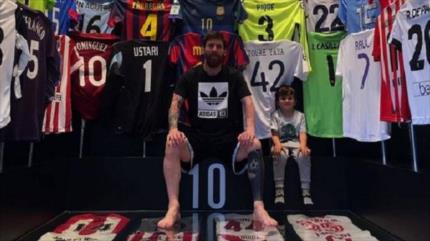 Museo privado de Messi: Camisetas que van de Henry a Verón