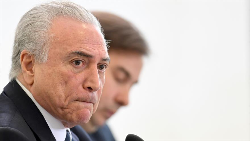 Temer cumple un año como presidente con récord de impopularidad