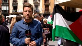 Activistas se solidarizan en España con los presos palestinos 