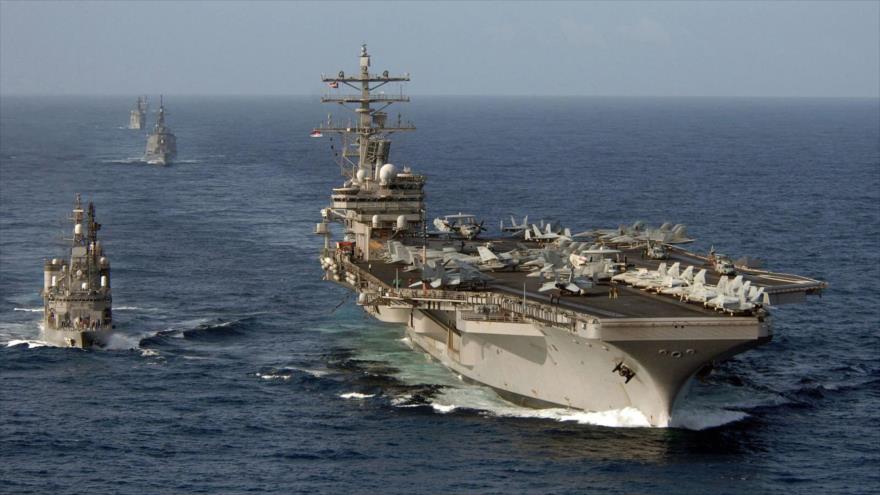 Portaviones estadounidense Ronald Reagan.