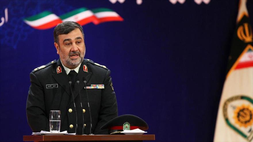 El comandante de la Policía de Irán, el general de brigada Husein Ashtari.