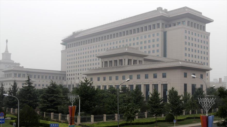 La sede del Ministerio chino de Defensa en Pekín, capital china.