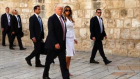 Medios israelíes describen visita de Trump de “histérica”