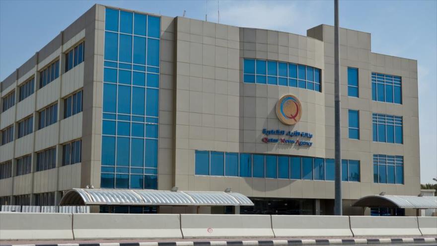 Sede de la agencia oficial de prensa de Catar en Doha, la capital.