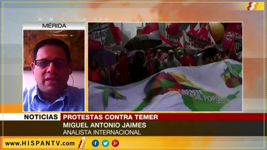 ‘Temer se cae con la misma trampa hecha contra Dilma Rousseff’