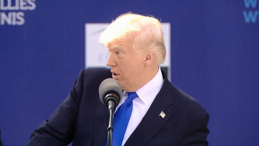 Trump exige a miembros de OTAN que paguen lo que deben